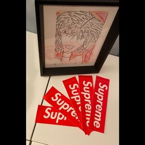 Authentic Supreme Stickers